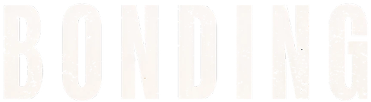 Close-up of bold white text on a dark background.